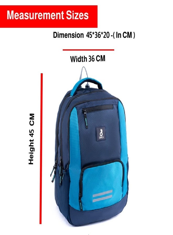 Dace Laptop Backpack/Office Bag/School Bag/College Bag/Business Bag/Unisex Travel Backpack Blue School Bag - Image 4